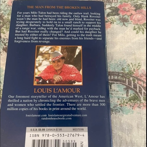Louis L'Amour Book The man from the broken hills - Picture 2 of 3